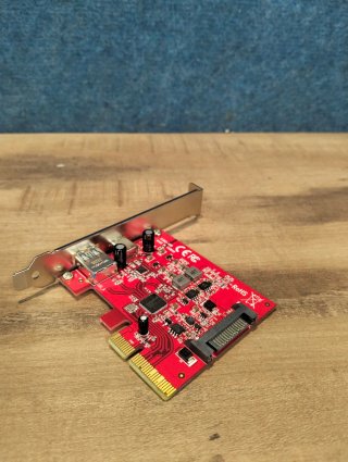 Tarjeta PCIe USB-C USB-A 10Gbps StarTech