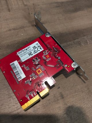 Tarjeta PCIe USB-C USB-A 10Gbps StarTech