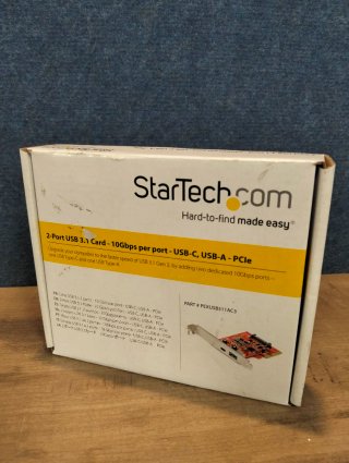 Tarjeta PCIe USB-C USB-A 10Gbps StarTech