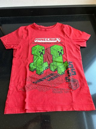 Lote 8 Camisetas Niño 9-10Años Minecraft, Mario...