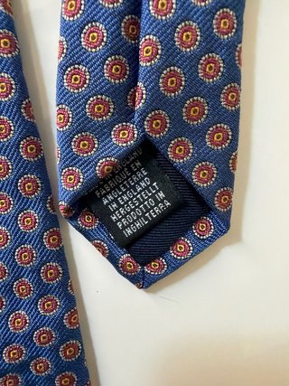 Corbata Paul Smith Seda Azul y Rojo