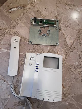 Monitor videocitofono bianco Auta Compact