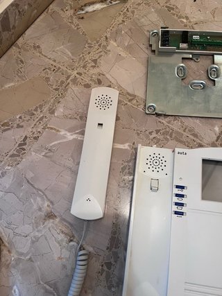Monitor videocitofono bianco Auta Compact