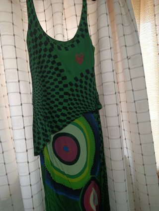 Vestido Desigual asimétrico talla m