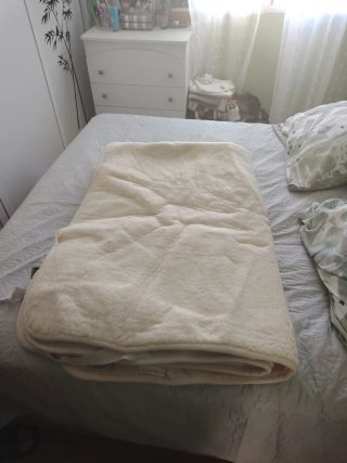 Manta de lana merino cama 135