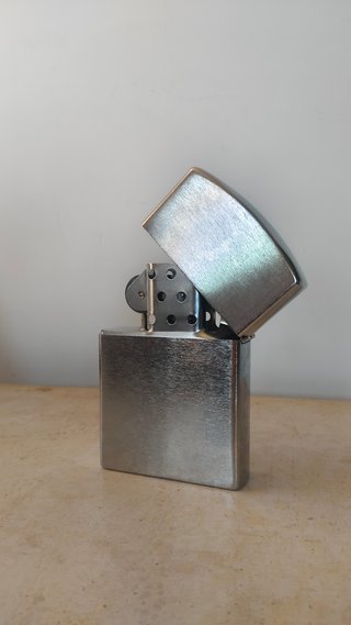 Accendino Gigante Tipo Zippo in Metallo 11x17cm