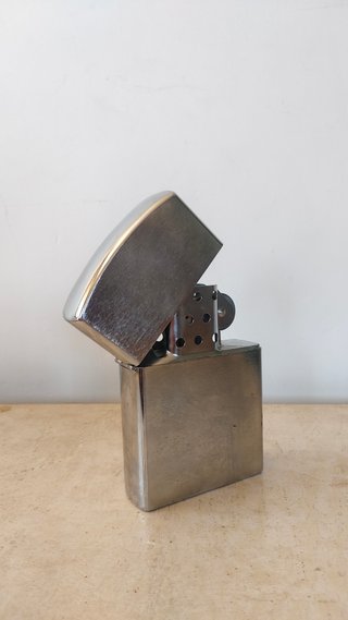 Accendino Gigante Tipo Zippo in Metallo 11x17cm