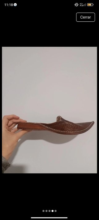 Zapatos marroquíes de cuero