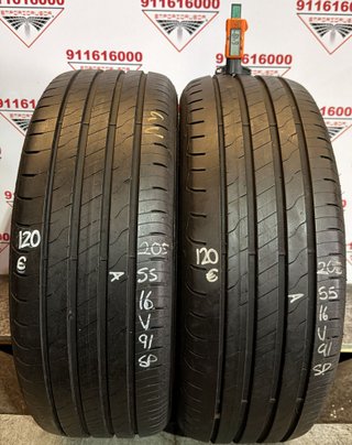 205 55 16 V GOODYEAR RUEDA AL 90% VIDA UTIL