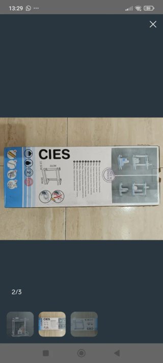 Estantería doble baño cristal
