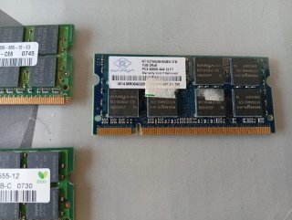 Memorias 1 GB RAM ddr2