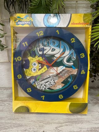 Reloj Pared Bob Esponja Infantil Nickelodeon