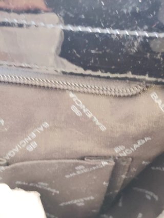 Borsa Balenciaga Nero e Bianco Floreale