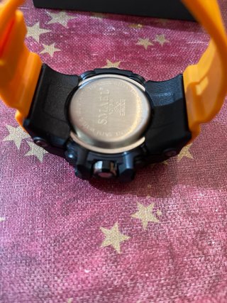 Reloj Smael Analógico-Digital Negro/Naranja