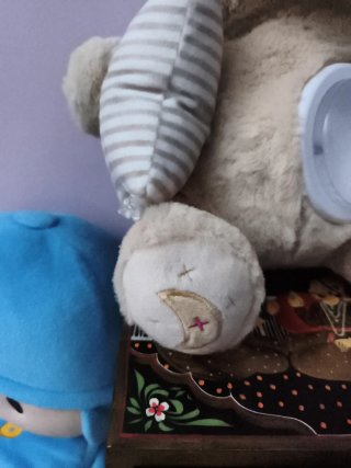 Osito de peluche con proyector,