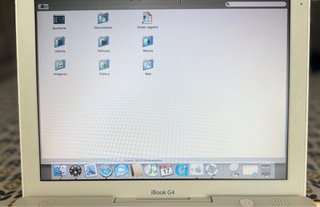 Apple iBook G4 Blanco