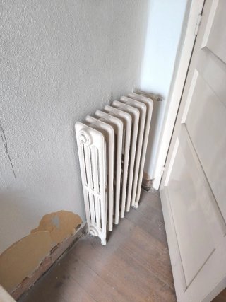 Radiadores de hierro fundido con patas