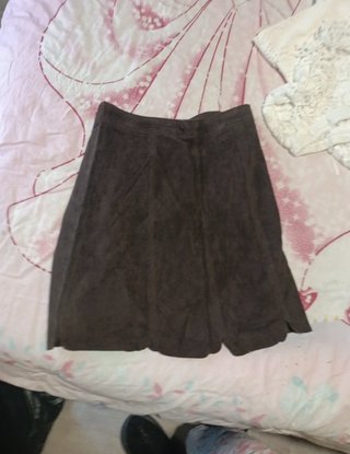 Falda Zara Marrón Talla M