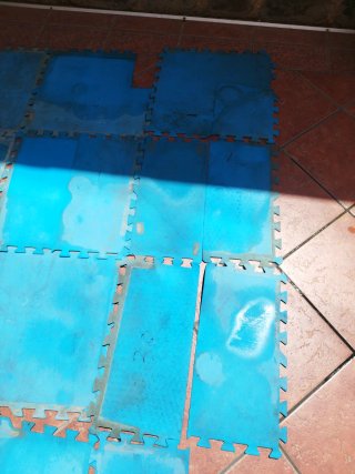 Losetas Goma Eva Suelo Azul