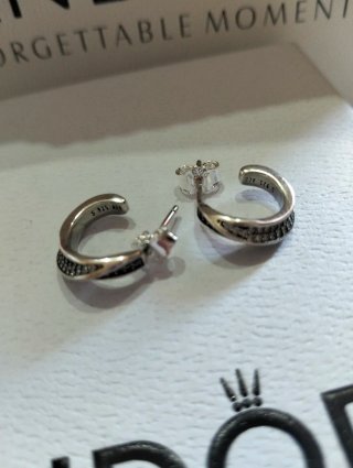 Pendientes Pandora Aro Plata Circonitas
