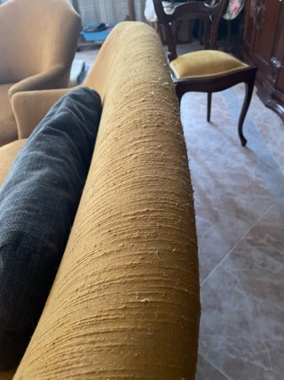 Tresillo de sofás de tela