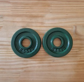 Discos-Pesas 0,55 KG Hierro Fundido