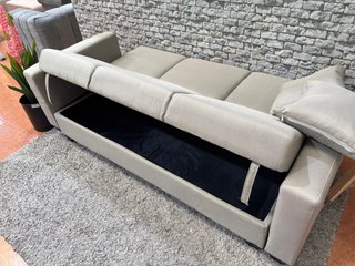 Sofá Cama Beige con Arcón