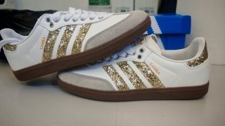 Zapatillas Adidas Samba Doradas Mujer