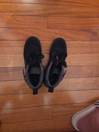Zapatos Jordan Originales JD Negro/Gris