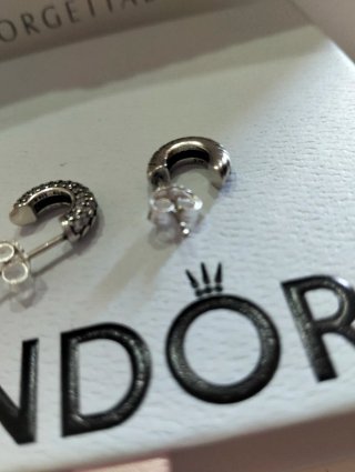 Pendientes Pandora Aro Plata