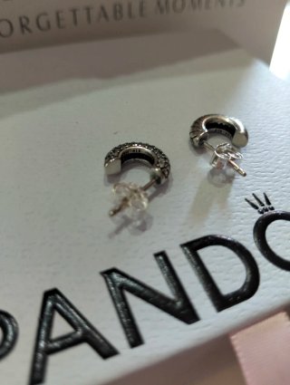 Pendientes Pandora Aro Plata
