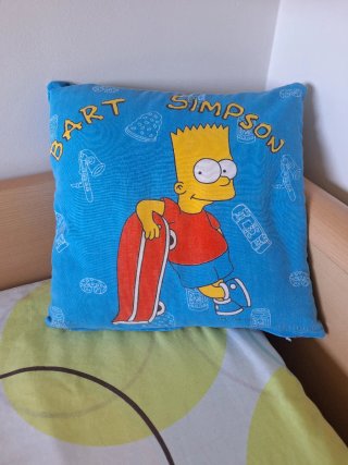 Funda Cojín Bart Simpson