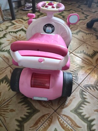 Cochecito andador infantil rosa