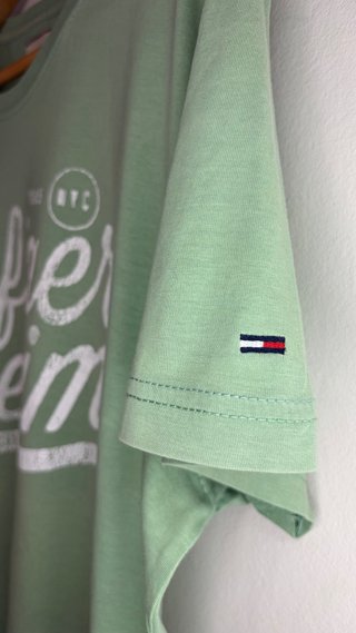 Camiseta Tommy Hilfiger Denim Verde Hombre