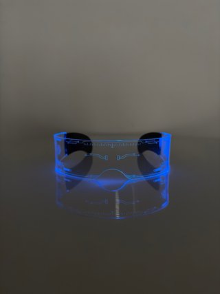 Ventaglio con Led + occhiali led