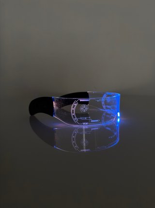 Ventaglio con Led + occhiali led