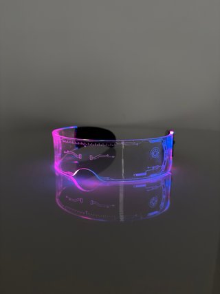 Ventaglio con Led + occhiali led