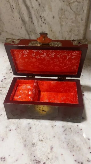 Caja china joyero antiguo