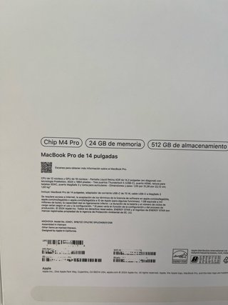 Scatola vuota per MacBook Pro da 14 pollici