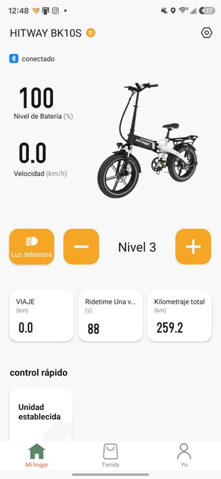Bicicleta Eléctrica HITWAY BK10S Plegable