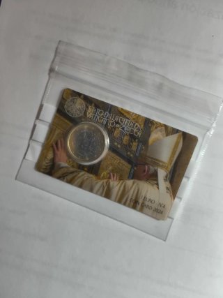 Vaticano 1€ N°4 2024 Coin Card