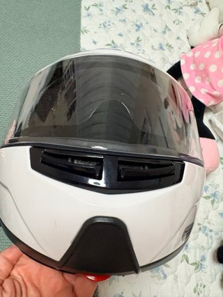 Casco Moto LS2 Blanco .