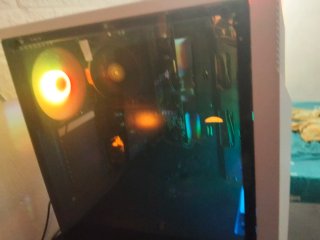 Mars Gaming PC Blanca con Luces RGB