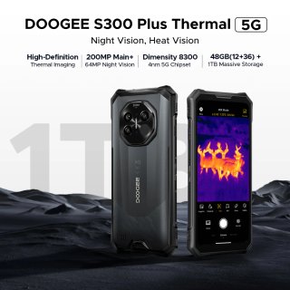 DOOGEE S300 Plus 5G Móvil Resistente Gris