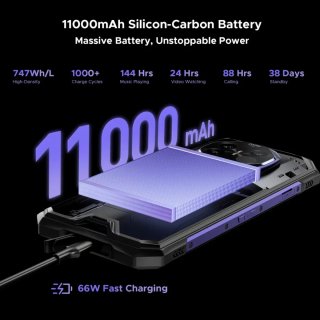 DOOGEE S300 Plus 5G Móvil Resistente Gris