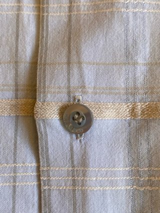 Camisa Caramelo Hombre Talla M Algodón/Lino