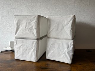 4 Cajas Organizadoras IKEA Hemmafixare