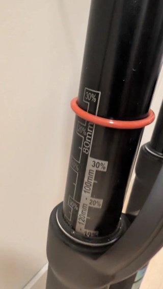 Horquilla Air 27, 5 bloqueo, nunca usada