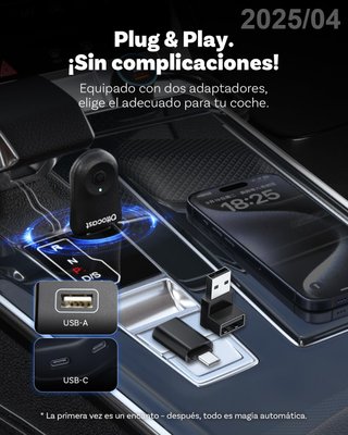 OTTOCAST Mini Adaptador USB Carplay/Android Auto