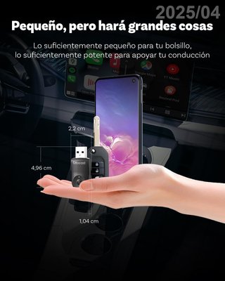 OTTOCAST Mini Adaptador USB Carplay/Android Auto